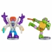Figuras de combate Teenage Mutant Ninja Turtles Legends of Akedo: Donatello vs Baxter Stockman