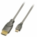 USB-kabel til micro USB LINDY 41565 50 cm Sort