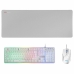 Pack gaming Mars Gaming MCPXWES Weiß Qwerty Spanisch QWERTY LED RGB