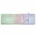 Gaming-tastatur og -mus Mars Gaming MCPXWES Hvid Spansk qwerty QWERTY LED RGB