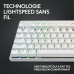 Keyboard and Mouse Logitech 920-012145 White French AZERTY