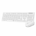 Clavier et souris sans fil Subblim SUBKBC-CSSW11 Blanc Espagnol Qwerty