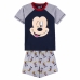Letní chlapecké pyžamo Mickey Mouse Šedý