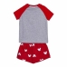 Pyjamat Minnie Mouse Punainen Harmaa