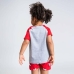 лятната пижама за деца Minnie Mouse Червен Сив