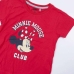 Chłopięcą piżamkę na lato Minnie Mouse Czerwony