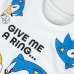 T-Shirt met Korte Mouwen voor kinderen Sonic