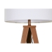 Lampada da Terra Home ESPRIT Marrone Legno Metallo Alluminio 40 x 40 x 153 cm (3 Pezzi)