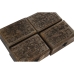 Doos-Juwelenkistje Home ESPRIT Bruin Mangohout 15 x 10 x 6 cm (4 Stuks)