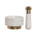 Mortar Home ESPRIT Messing Marmor 12,5 x 12,5 x 7,5 cm