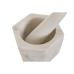 Mortaio Home ESPRIT Marmo 12,5 x 12,5 x 8 cm