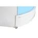 Mobile Aggiuntivo Home ESPRIT Bianco Marrone Turchese Cristallo Ferro Legno di mango 157 x 52 x 90 cm
