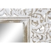 Espelho de parede Home ESPRIT Branco Cristal Madeira MDF Índio Decapé 66 x 3 x 164 cm