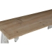 Polcok Home ESPRIT Fehér Természetes Lucfenyő Fa MDF 100 x 22 x 32 cm