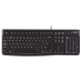 Clavier Logitech K120 Noir Espagnol Qwerty Qwerty US