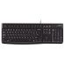 Tastatură Logitech K120 Negru Qwerty US