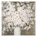 Πίνακας 90 x 2,8 x 90 cm Καμβάς Blomster