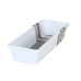 Ladevakken Confortime Wit 24,5 x 9,5 x 5 cm Antislipbasis (24 Stuks)