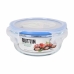 Panier-repas rond avec couvercle Quttin Transparent 400 ml Ø 13,5 x 6 cm (12 Unités)