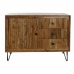 Sideboard DKD Home Decor   100 x 40 x 77 cm Black Brown Acacia