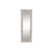 Wall mirror DKD Home Decor 60 x 3,5 x 180 cm Crystal Natural White Mango wood Neoclassical Stripped