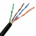 Cablu de Rețea Rigid UTP Categoria 6 Aisens A133-0212 Negru 100 m