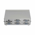 4-Port VGA jungiklis Aisens A116-0085 Pilka Sidabras