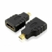 Adaptador HDMI a Micro HDMI 3GO AMHDMI Negro