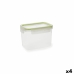 Ερμητικό Κουτί Γεύματος Quid Greenery Διαφανές Πλαστική ύλη Ορθογώνιο 1,05 L (4 Μονάδες)