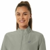 Chaqueta Deportiva para Mujer Asics Core Gris Blanco