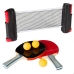 Ping Pong Set med nät Aktive 165 x 19,5 x 5,5 cm (4 antal)