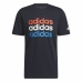 Camiseta de Manga Corta Hombre Adidas Multi Linear Sportswear Graphic (L)