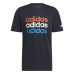 Heren-T-Shirt met Korte Mouwen Adidas Multi Linear Sportswear Graphic (L)