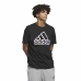 Heren-T-Shirt met Korte Mouwen Adidas Future Zwart (L)