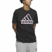 Heren-T-Shirt met Korte Mouwen Adidas Future Zwart (L)