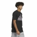 Heren-T-Shirt met Korte Mouwen Adidas Future Zwart (L)