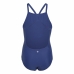 Maillot de Bain Fille Adidas Big Logo Bleu