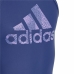 Fato de Banho de Menina Adidas Big Logo Azul
