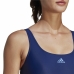 Naisten uimapuku Adidas 3 Stripes