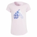 Børne Kortærmet T-shirt Adidas Graphic Pink