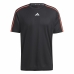 Kortærmet T-shirt til Mænd Adidas Base Sort (L)