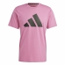 Camiseta de Manga Corta Hombre Adidas Training Essentials Ciruela (S)