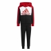 Joggingpak voor kinderen Adidas Badge Of Sport Logo Zwart