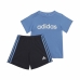 Set Sport pentru Bebeluși Adidas 3 Stripes Albastru