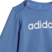 Dětská tepláková souprava Adidas Lin Fl Jog Modrý