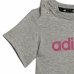 Completo Sportivo per Neonati Adidas Essentials Lineage Grigio scuro