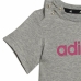 Set Sport pentru Bebeluși Adidas Essentials Lineage Gri închis