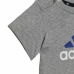 Completo Sportivo per Neonati Adidas Essentials Organic Grigio