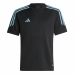 Maglia a Maniche Corte per Bambini Adidas Tiro 23 Nero