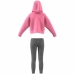 Sportski Komplet za Djecu Adidas Fleece Svetlo roza